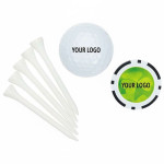 7296 Golf Ball Tee Pack with Poker Chip